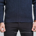 Mann-Winter-Strickjacke-Rollkragen-Wolle 12Gg mit der besten verkaufenden Mode